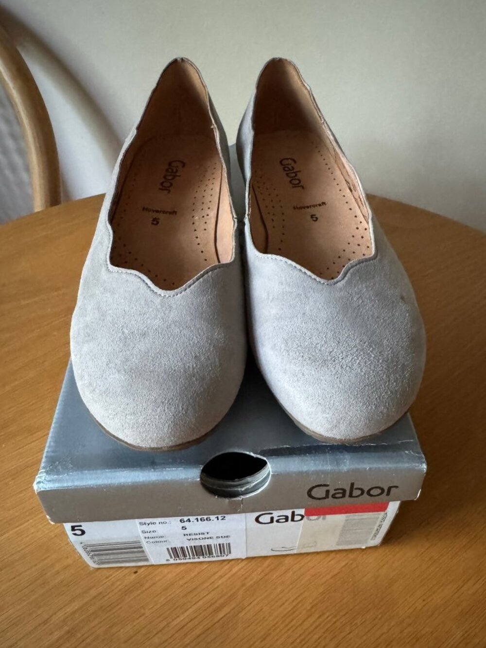 Gabor UK size 5 US 7.5 Resist ballet flats ballerina Hovercraft